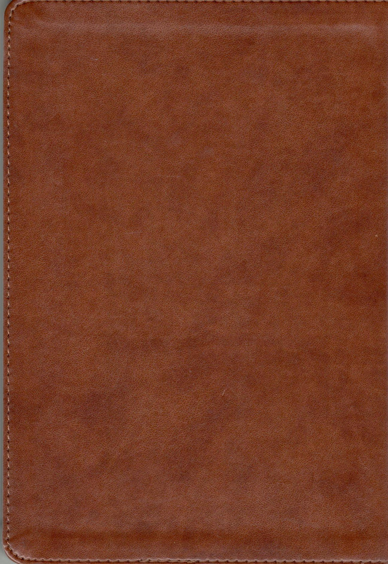 KJV - Large Print Ultrathin Reference Bible (Brown)