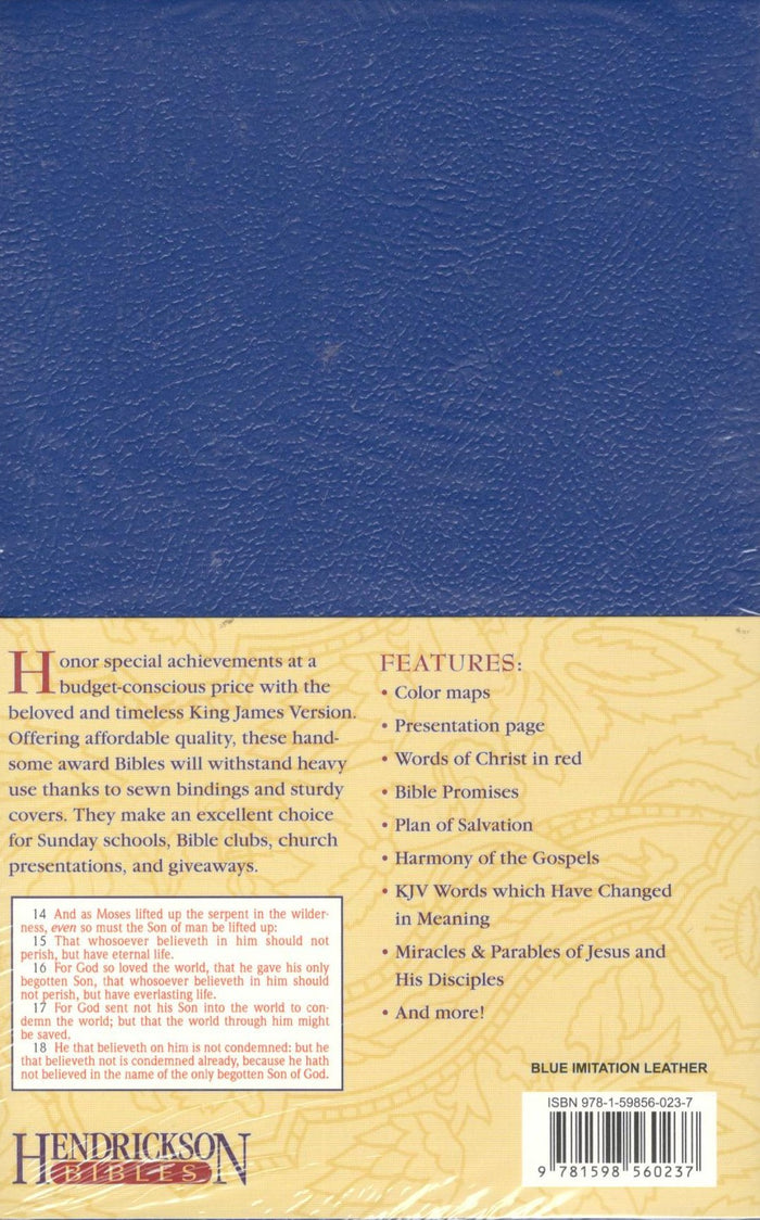 KJV: Gift & Award Bible (Blue)