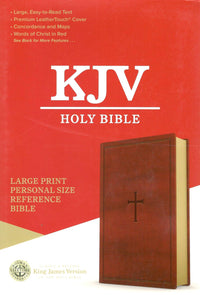 KJV - Large Print Personal Size Reference Bible (Brown)