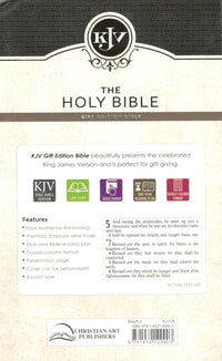 KJV - The Holy Bible (Brown)