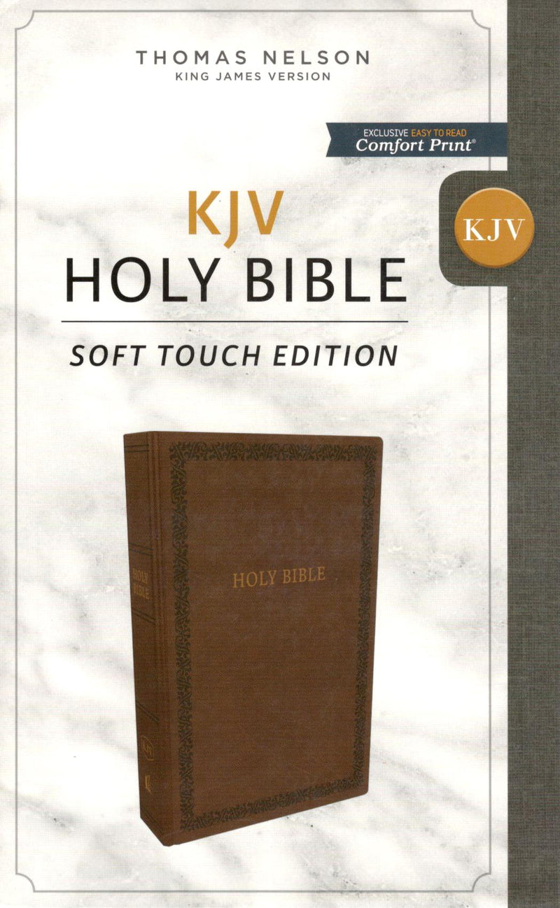 KJV - Holy Bible Soft Touch Edition (Brown)