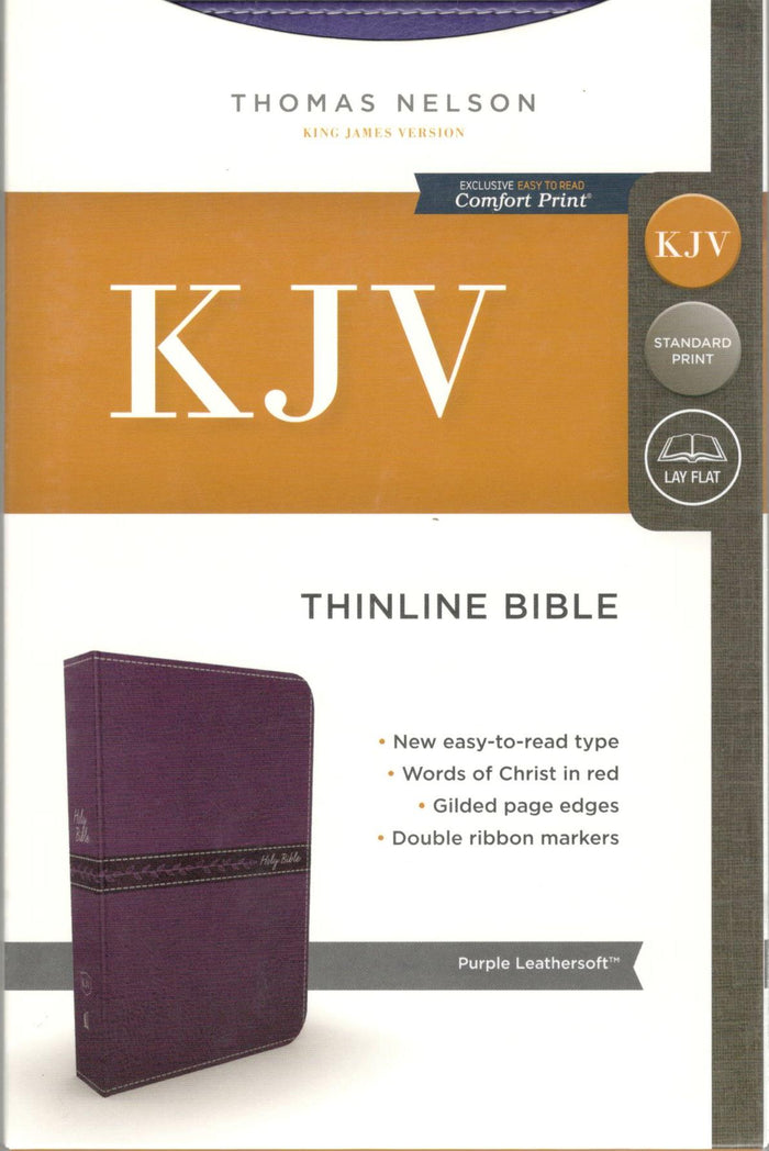 KJV - Thinline Bible Standard Print Bible (Purple)