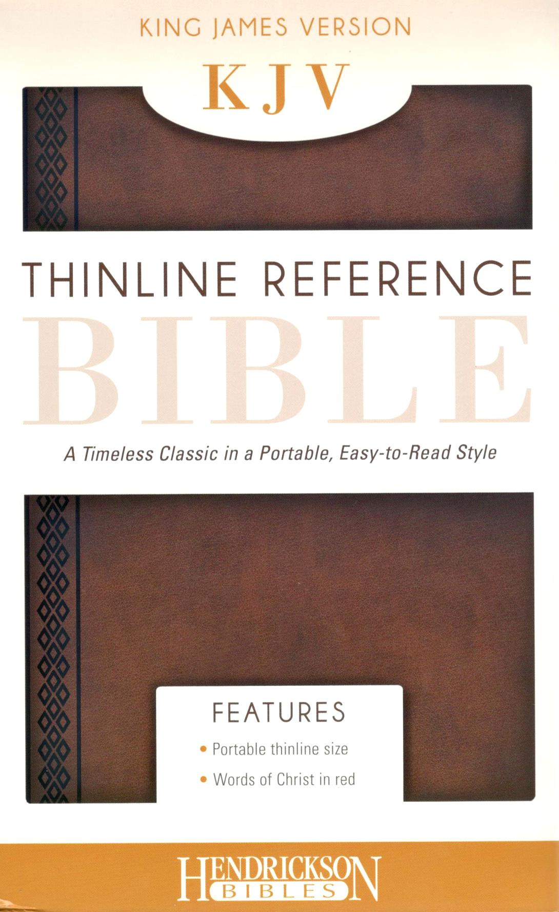 KJV - Thinline Reference Bible (Brown)