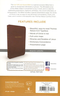 KJV - Gift and Award Bible (Burgundy)