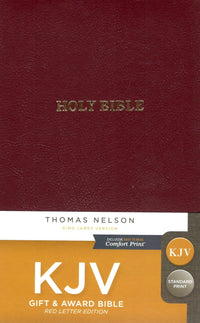 KJV - Gift and Award Bible (Burgundy)