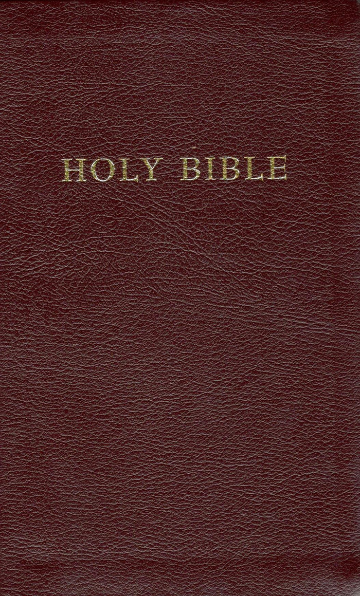 KJV - Personal Size Giant Print Reference Bible (Burgundy)