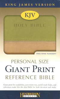 KJV - Personal Size Giant Print Reference Bible (Olive)