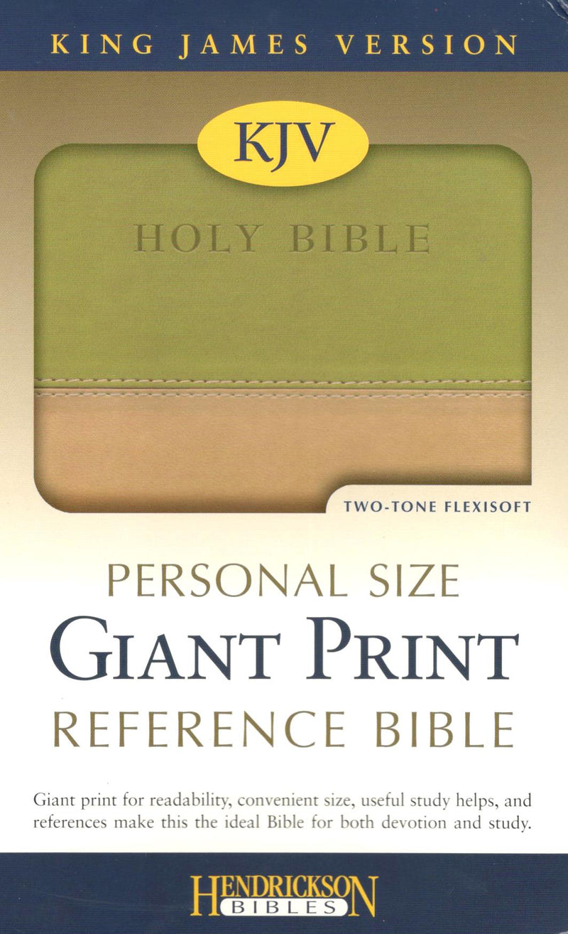 KJV - Personal Size Giant Print Reference Bible (Olive)