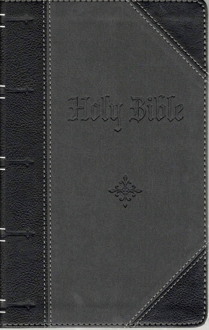 KJV - Giant Print Holy Bible (Grey/Black)