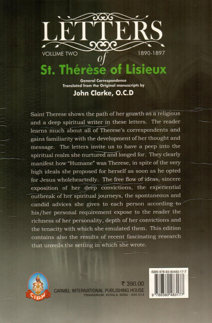 Letters of St Therese of Lisieux (Vol. 2)