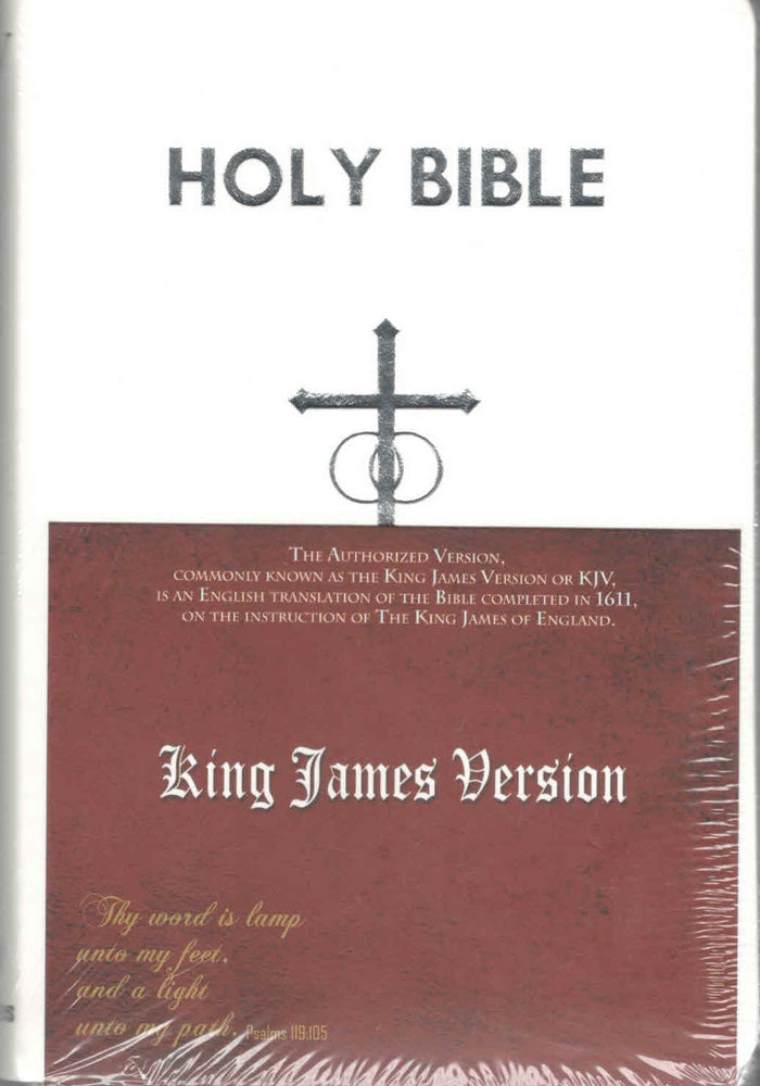 KJV Holy Bride's Bible Medium, White, Indexed, Polyurethane