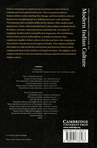 The Cambridge Companion to Modern Indian Culture