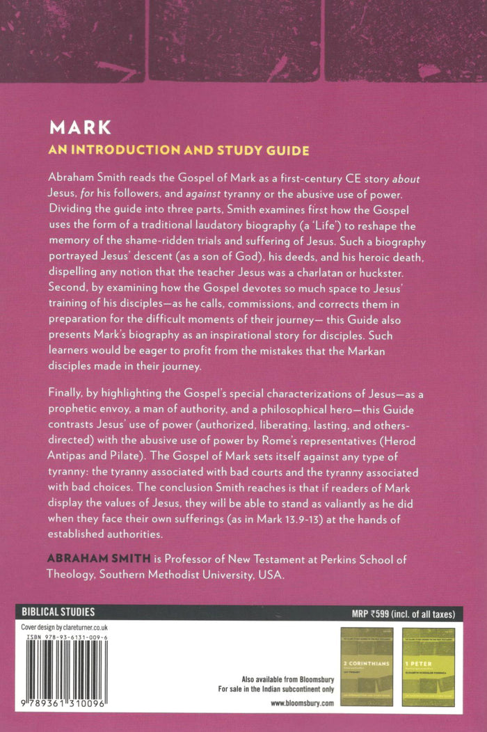 Mark (T&T Clark’s Study Guides to the New Testament)