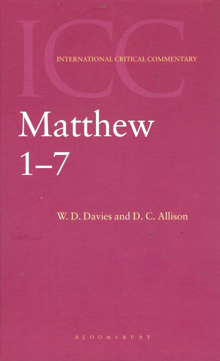 ICC - Matthew 1-7