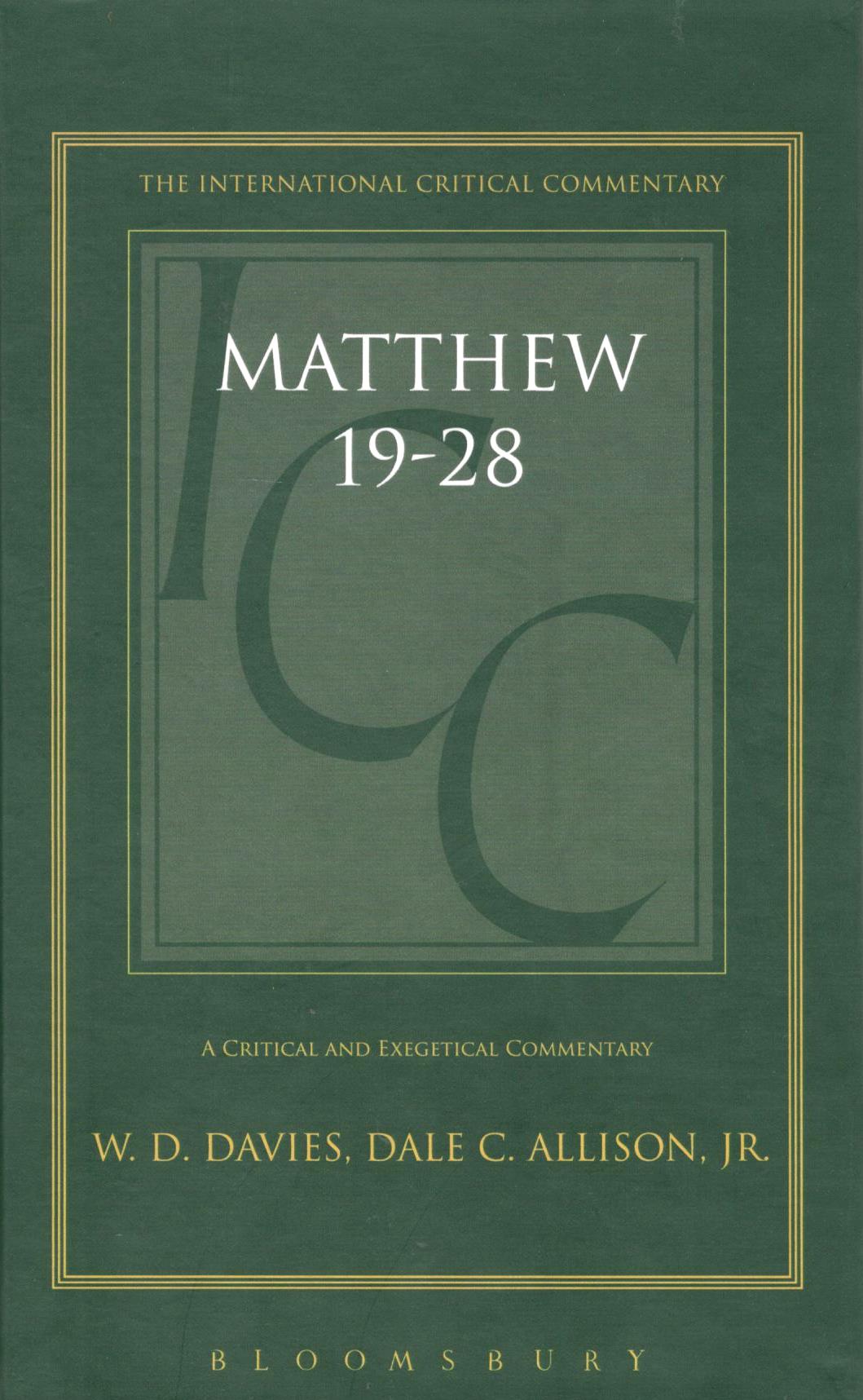 ICC - Matthew 19-28