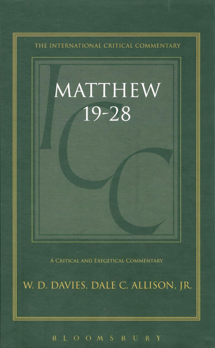 ICC - Matthew 19-28