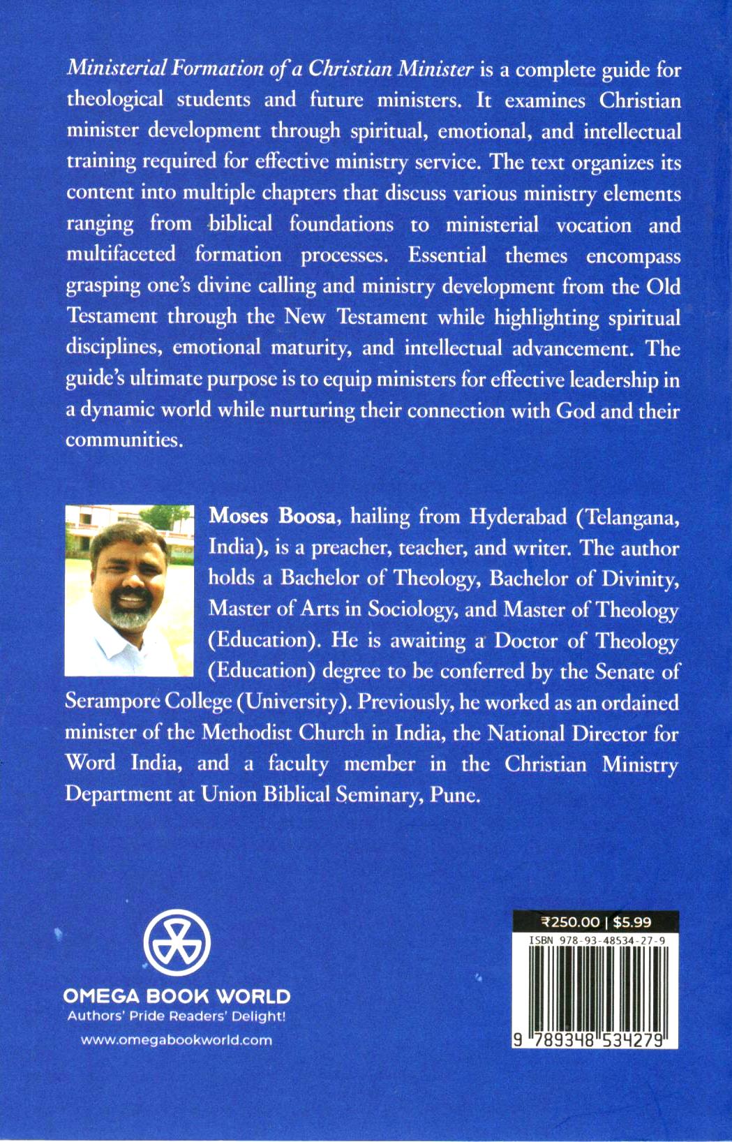 Ministerial Formation of a Christian Minster