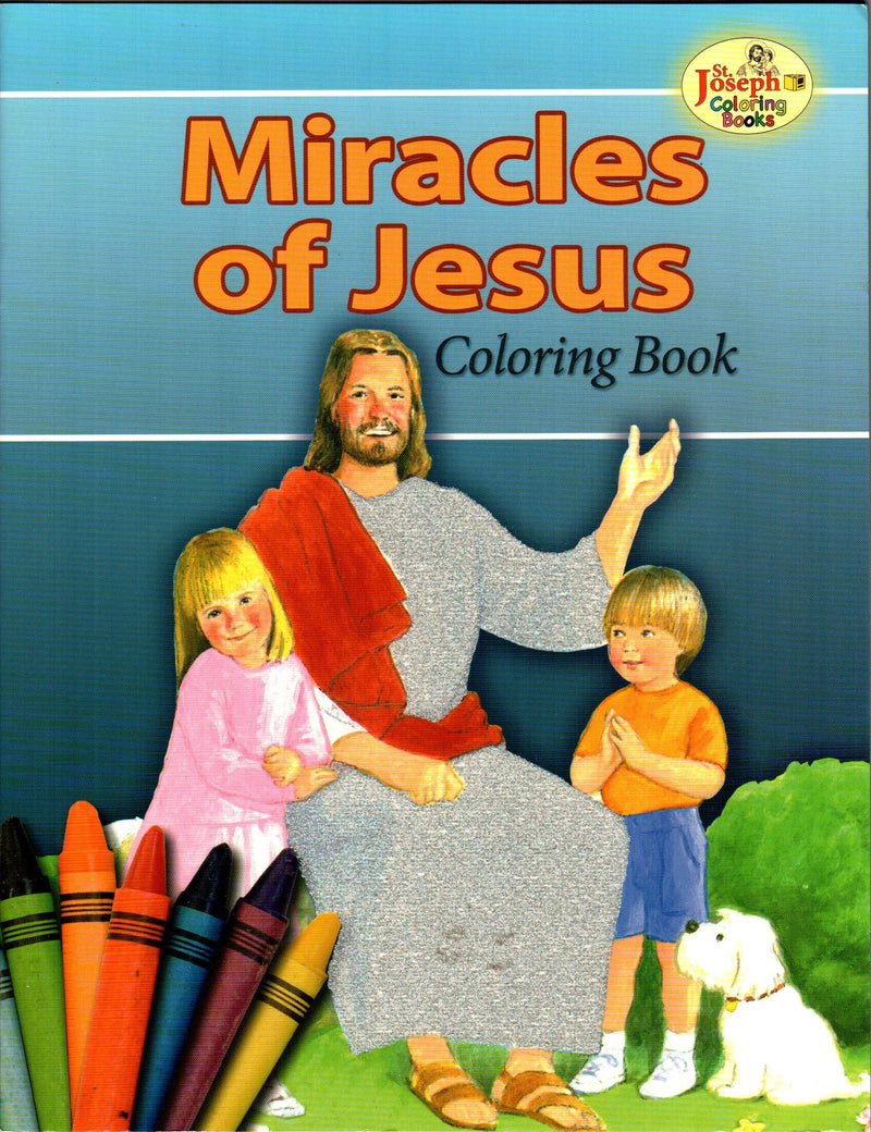 Miracles Of Jesus Coloring Book