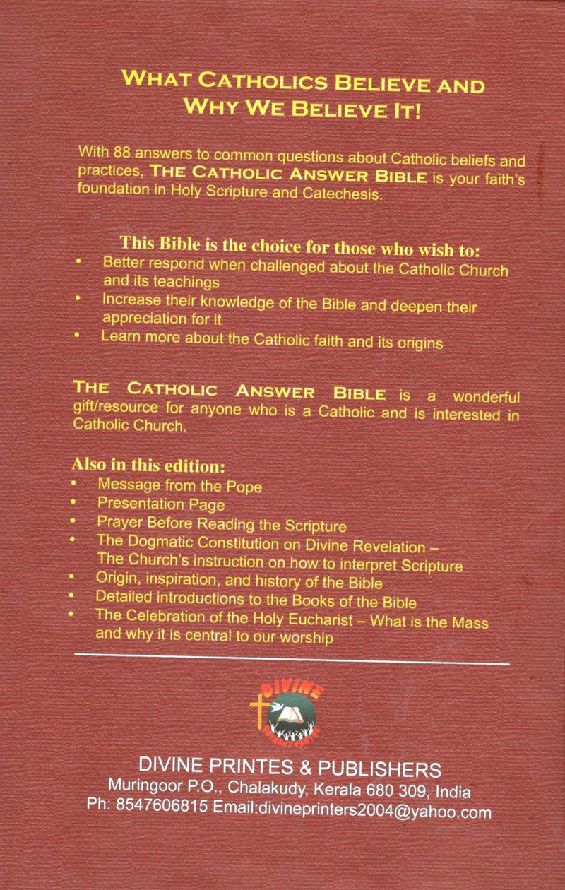 NAB - The Catholic Answer Bible