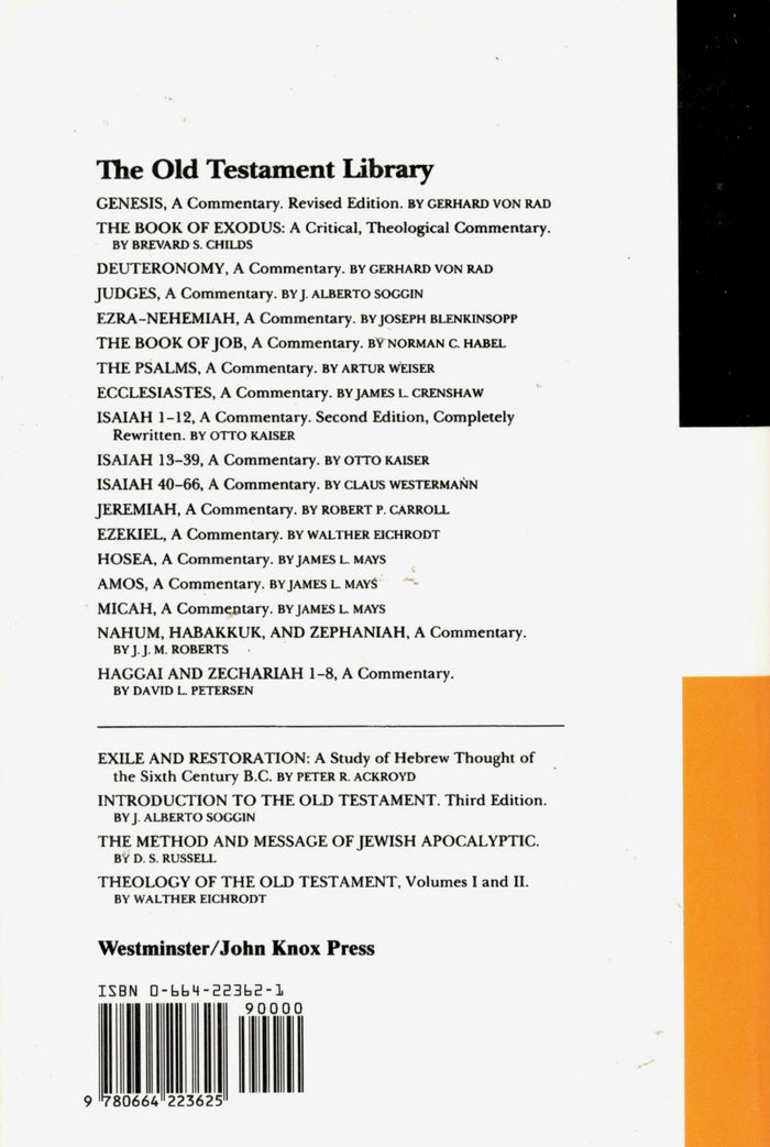 Nahum, Habakkuk and Zephaniah: The Old Testament Library