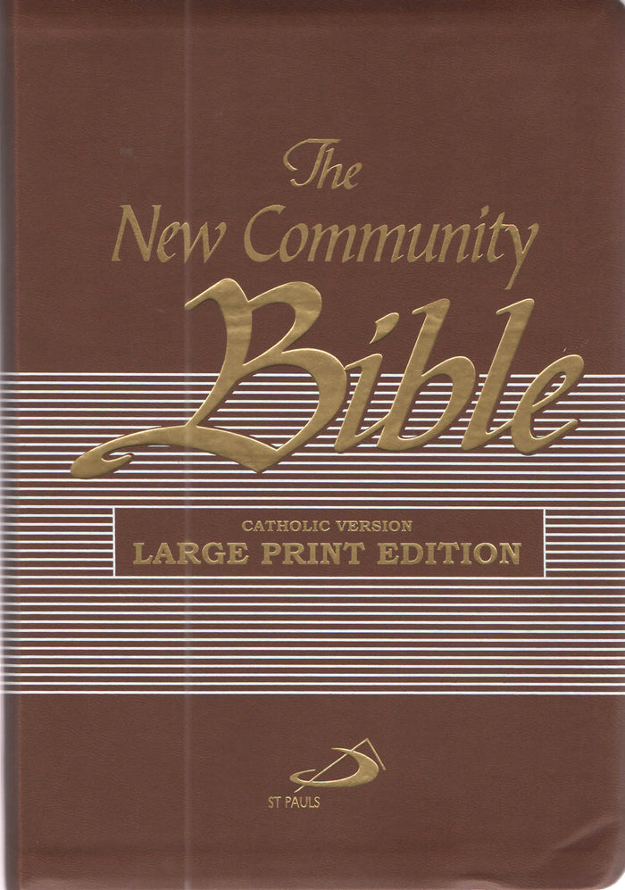 New Community Bible (Catholic Edition): Large-Print Edition (Brown)