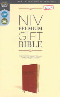 NIV - Premium Gift Bible (Burgundy)