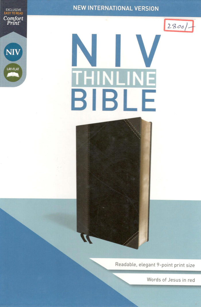 NIV - Thinline Bible (Black / Gray)