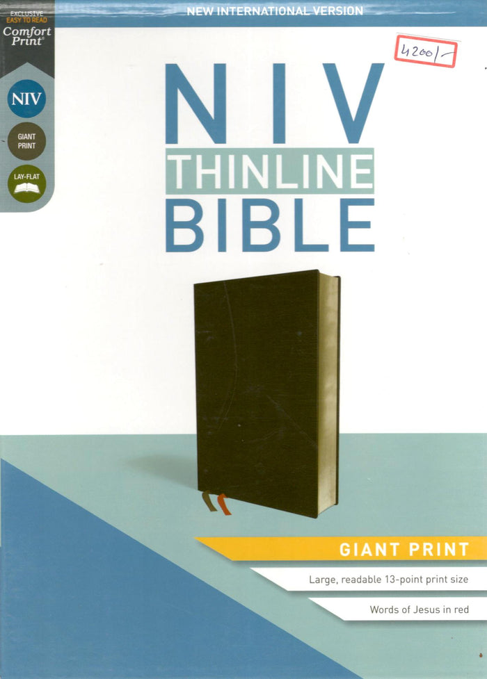 NIV - Thinline Bible Giant Print (Black)