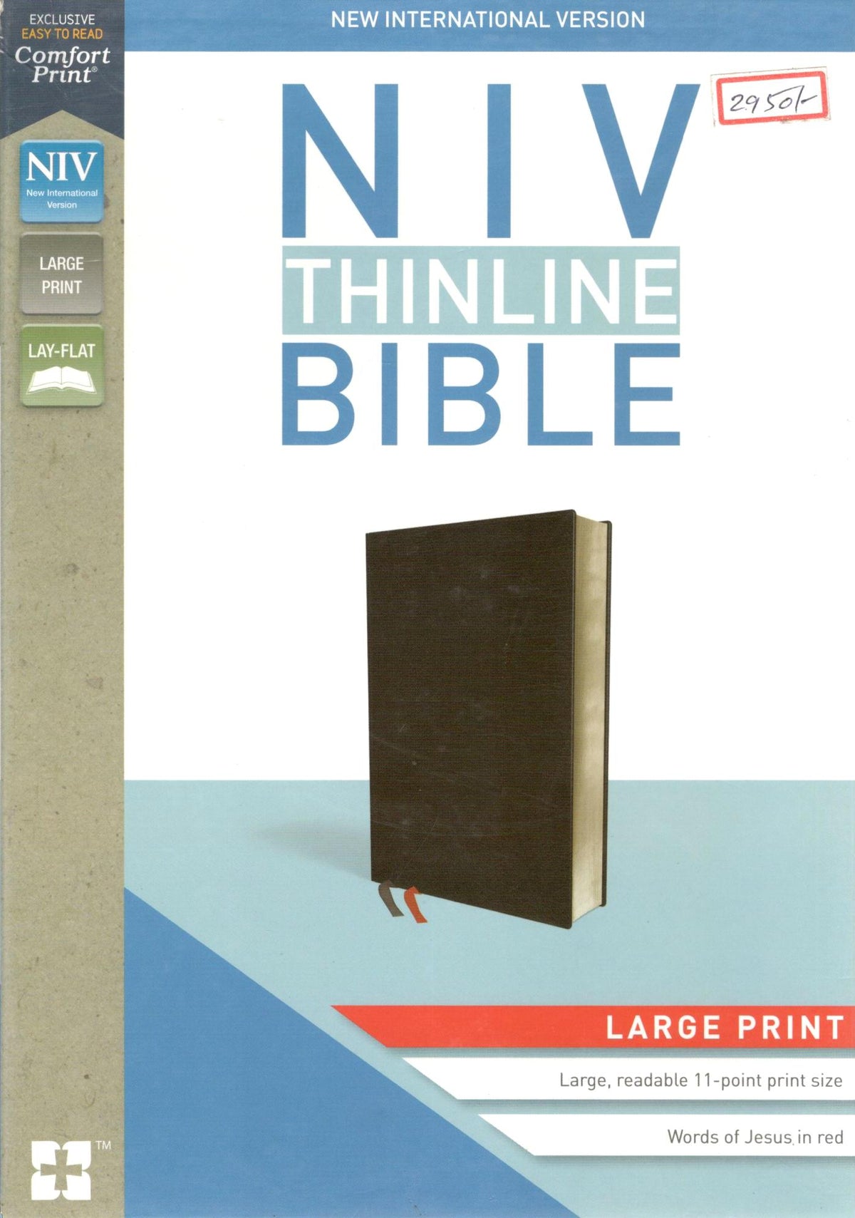 NIV - Thinline Bible Large Print (Black)