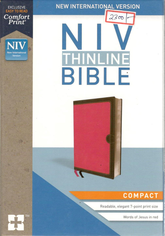 NIV - Thinline Bible Compact (Pink & Brown)