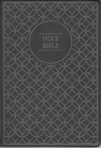 NIV - Value Thinline Bible Large Print (Charcoal/Black)