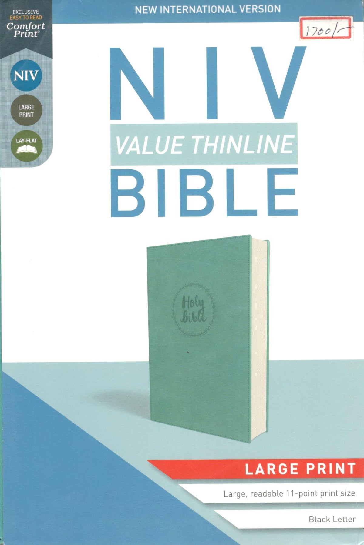 NIV - Value Thinline Bible Large Print (Turquose)