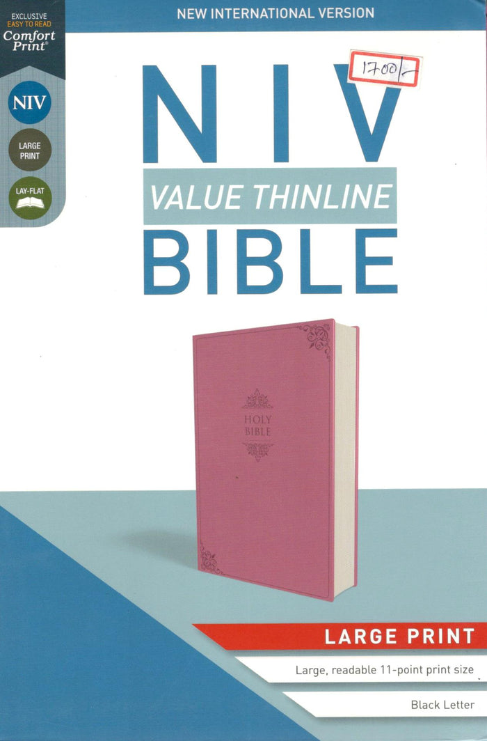 NIV - Value Thinline Bible Large Print (Pink)