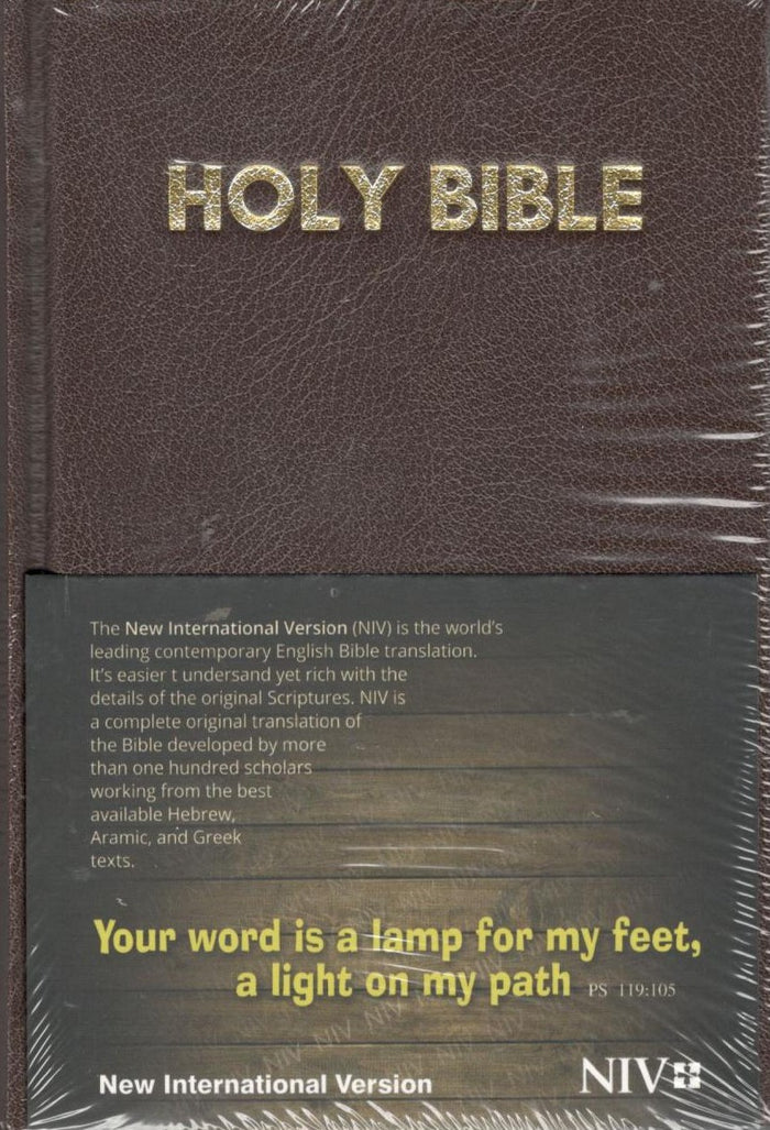 NIV Holy Bible Compact Brown