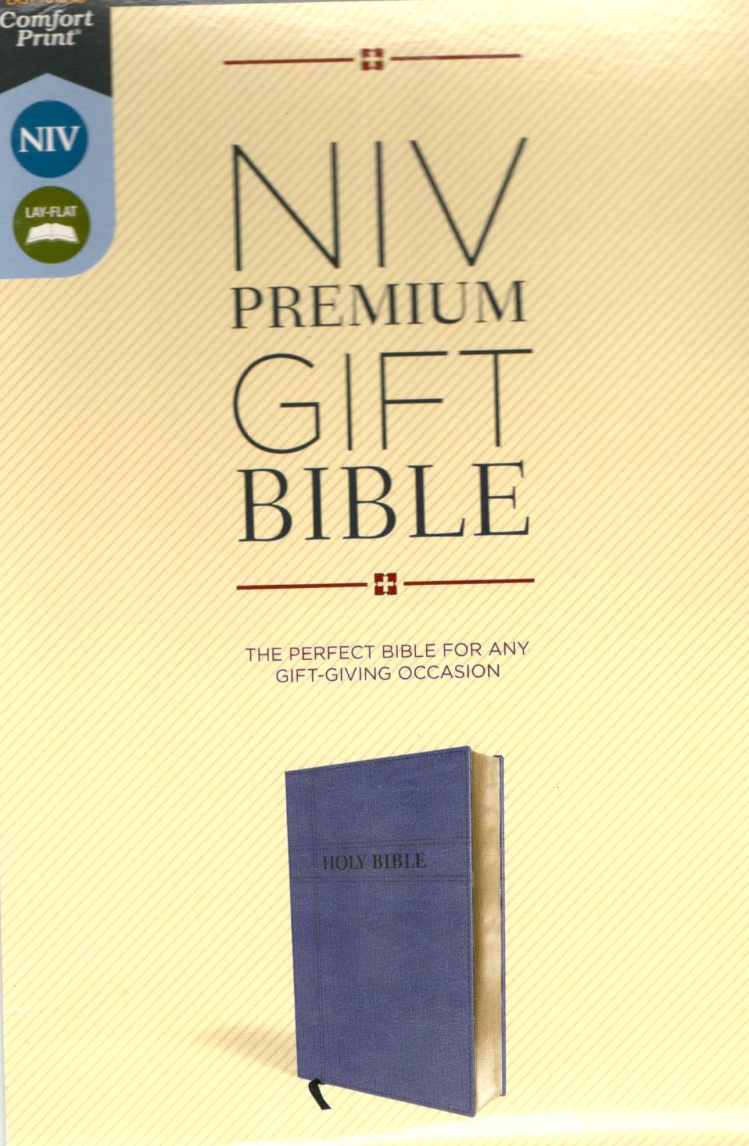 NIV - Premium Gift Bible (Navy Blue)