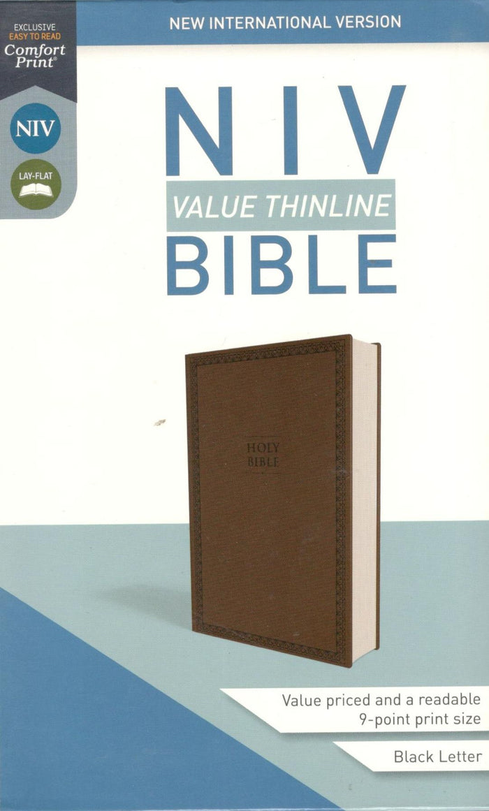 NIV: Value Thinline Bible (Brown)