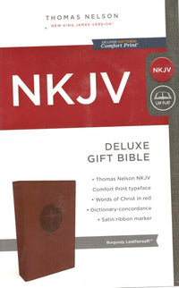 NKJV - Deluxe Gift Bible (Burgundy)