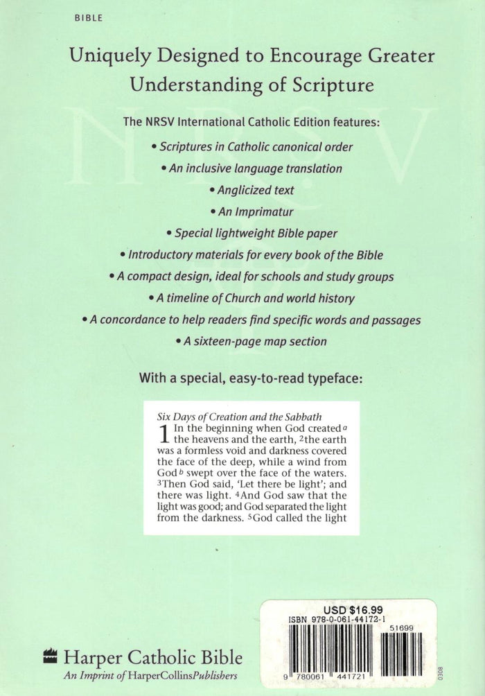 NRSV - Holy Bible Catholic Edition
