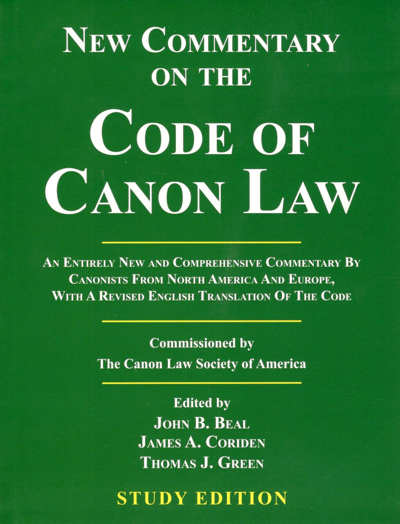 New Commentary on the Code of Canon Law