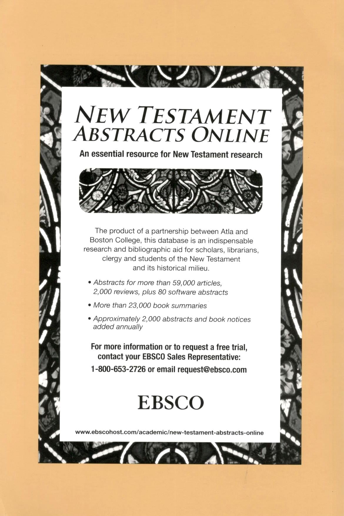 New Testament Abstracts | Vol. 67 | No. 3 | 2023