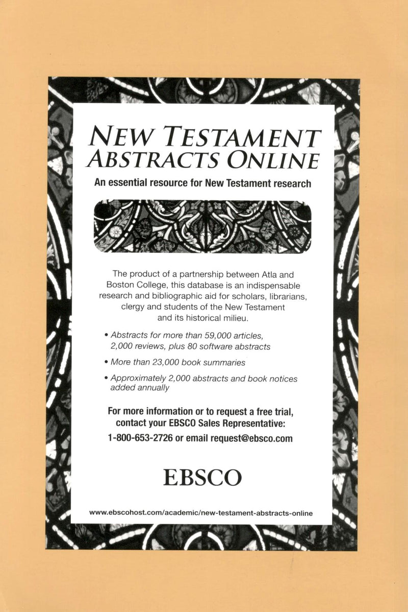 New Testament Abstracts | Vol. 67 | No. 3 | 2023