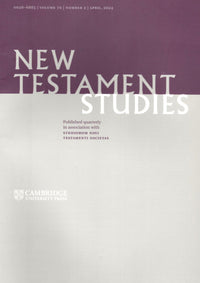 New Testament Studies | Vol. 70 No.2 | April 2024