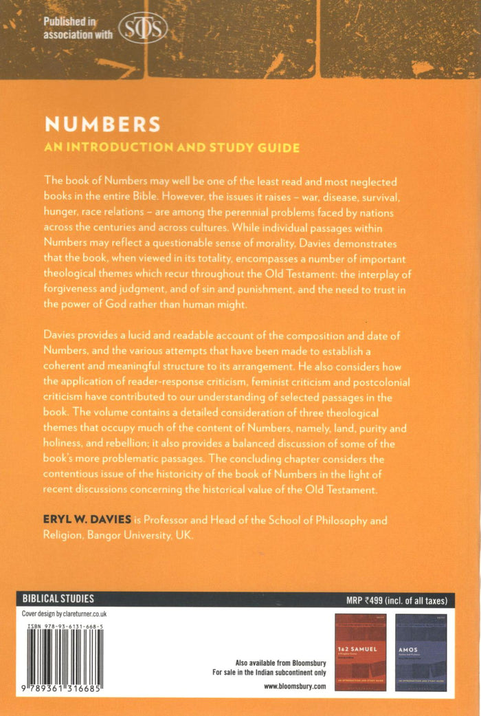 Numbers (T&T Clark’s Study Guides to the New Testament)