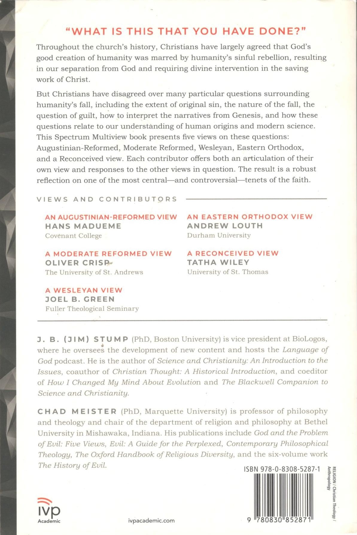 Original Sin and The Fall