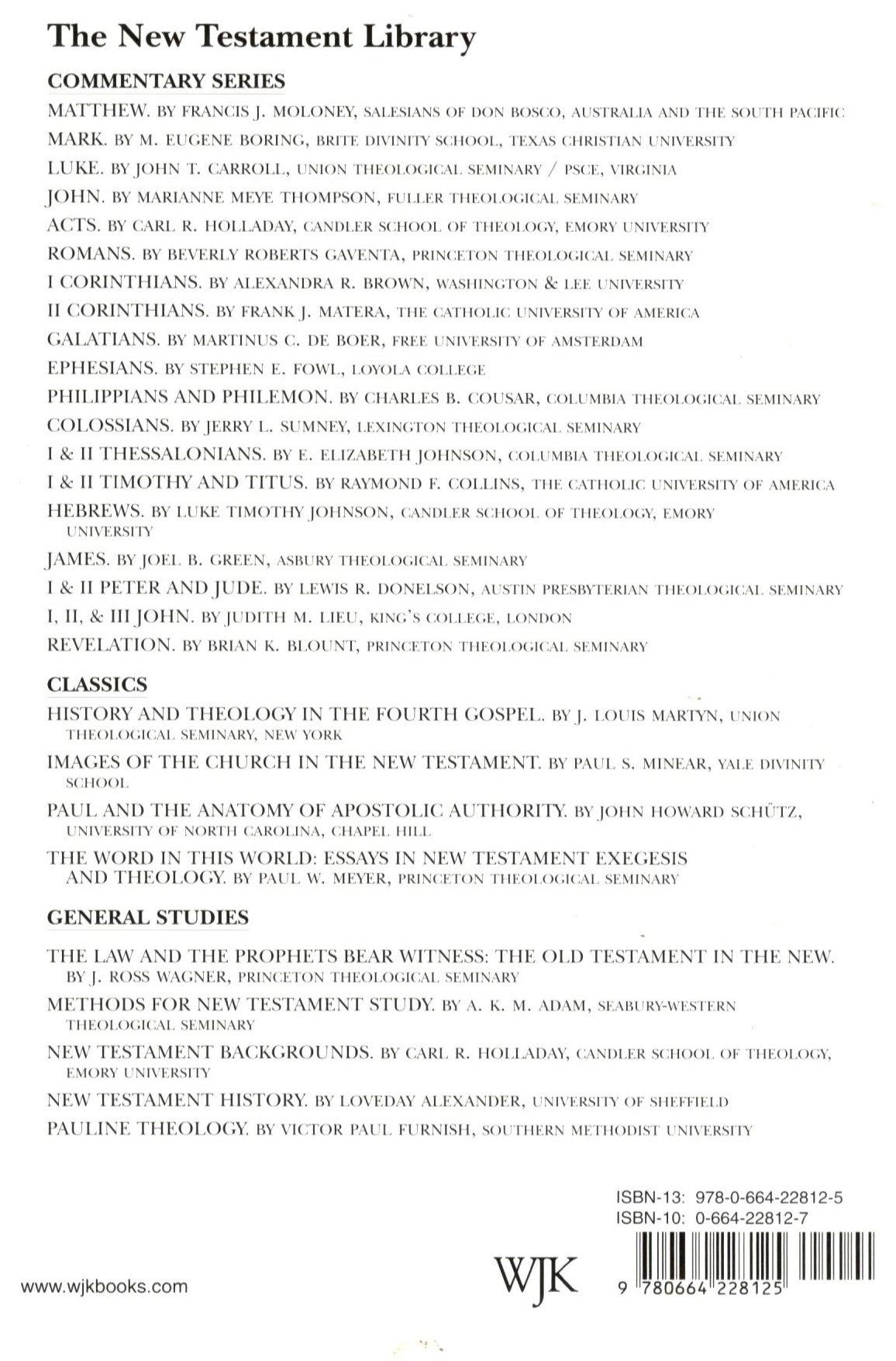 Paul and the Anatomy of Apostolic Authority