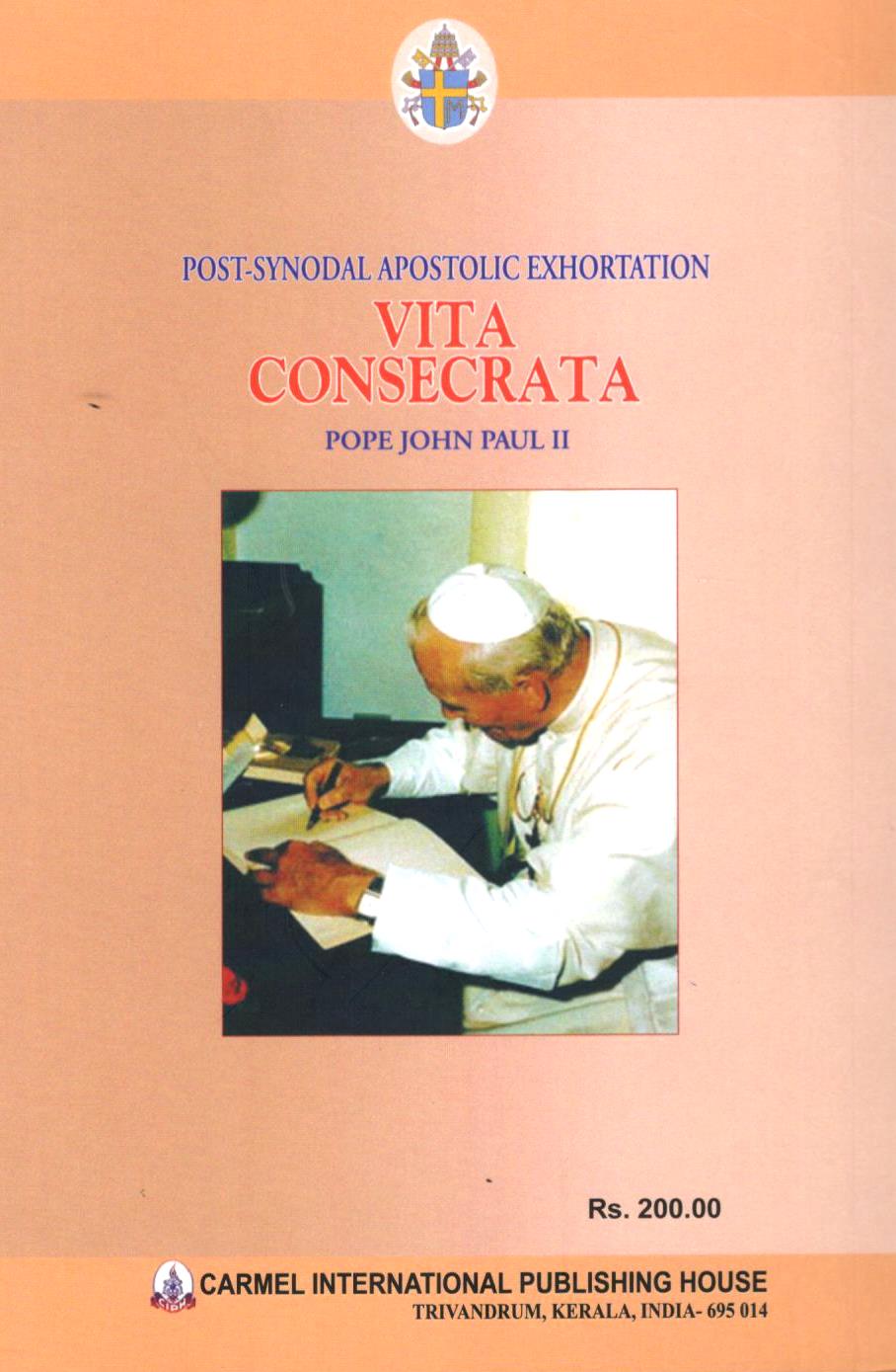 Post-Synodal Apostolic Exhortation Vita Consecrata