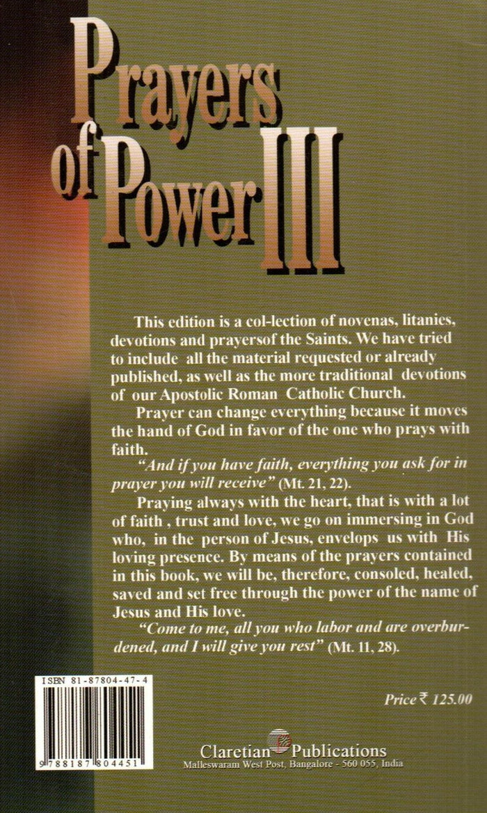 Prayers of Power - III