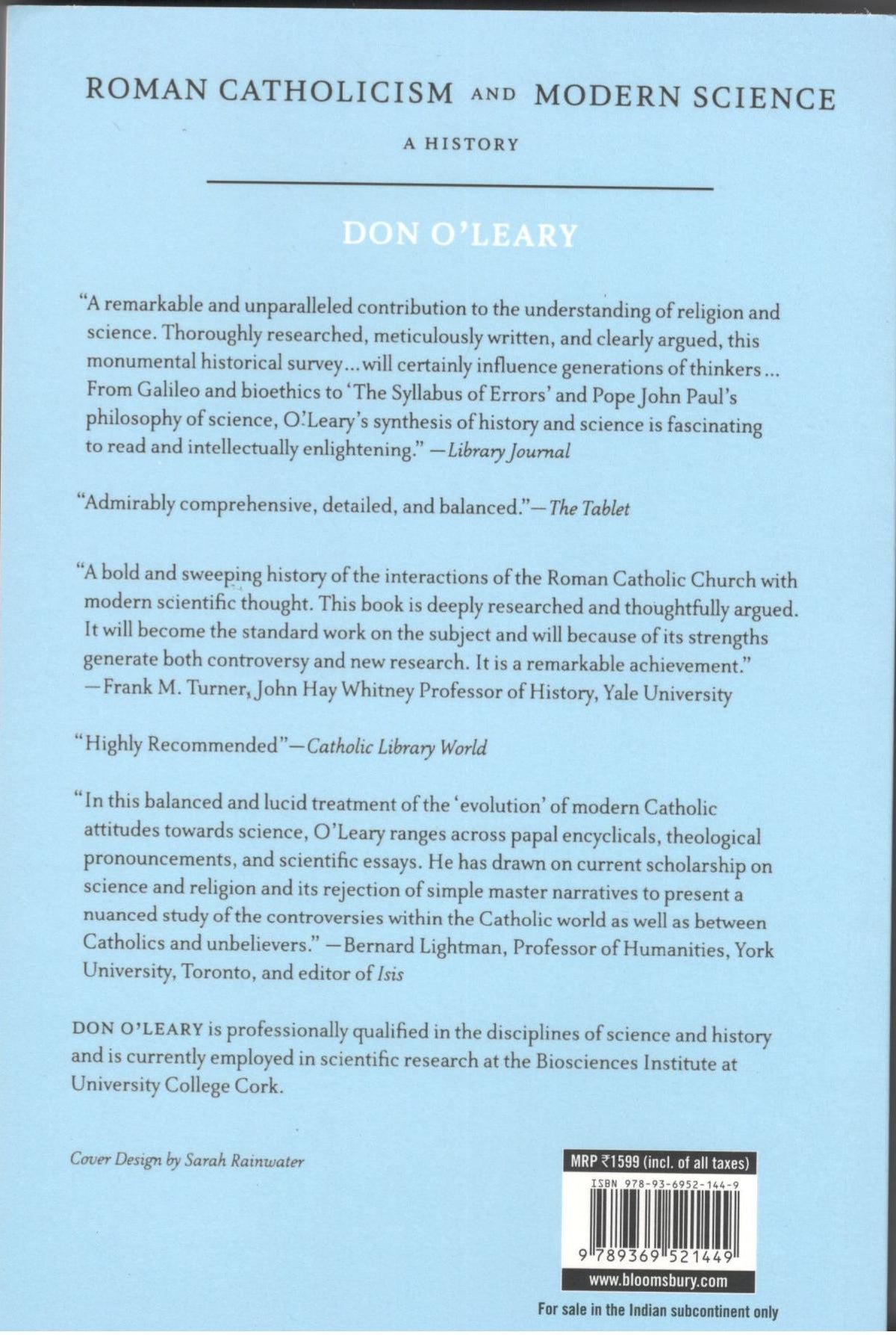 Roman Catholicism and Modern Science : A History