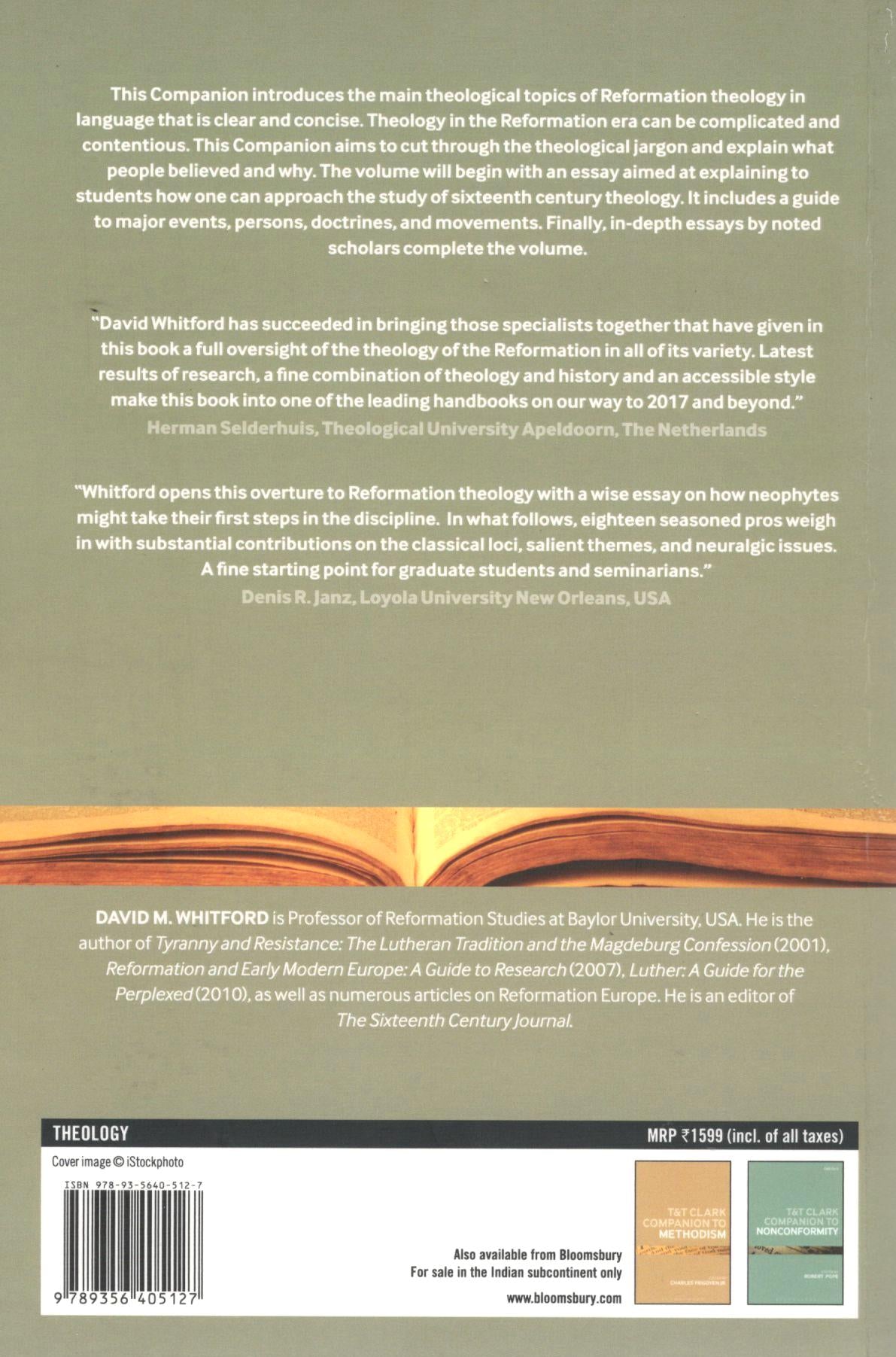 T&T Clark Companion to Reformation Theology