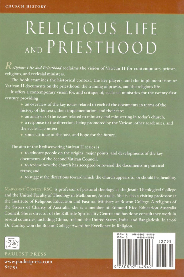 Religious Life and Priesthood